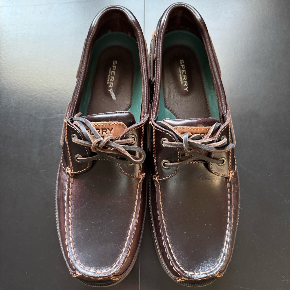 Sperry Men's Dark Brown Boat Shoes Men’s 11